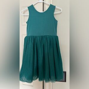 Hanna Andersson Tulle green dress size 140cm US size 10